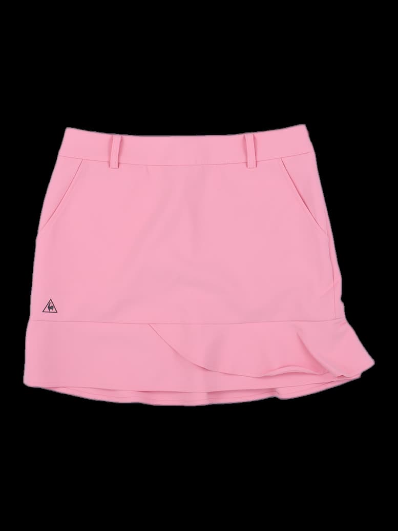 핑크 프릴 테니스 스커트