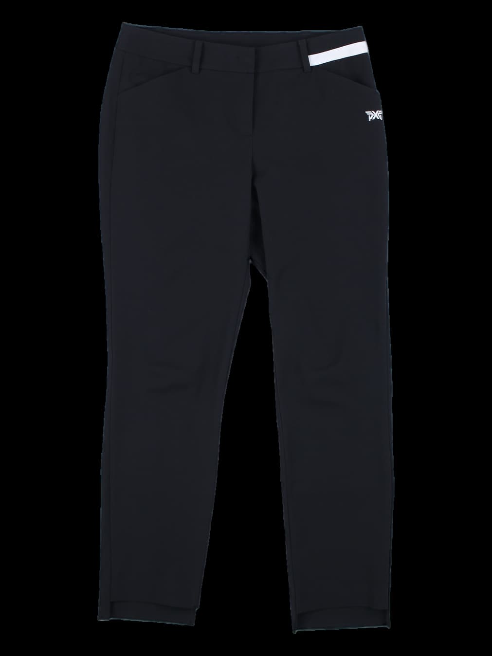 블랙 테이퍼드 골프 팬츠