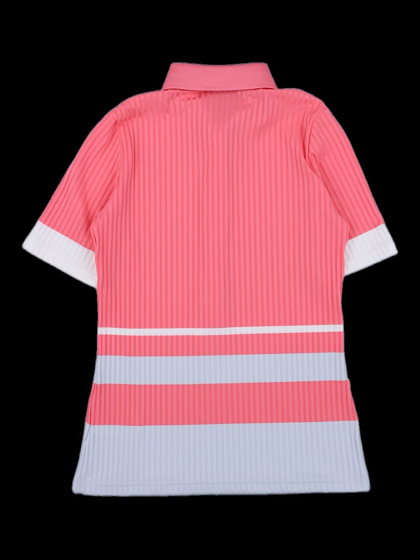 제이린드버그 여성 골프 웨어 핑크 골지 카라티 short-sleeve polo shirt