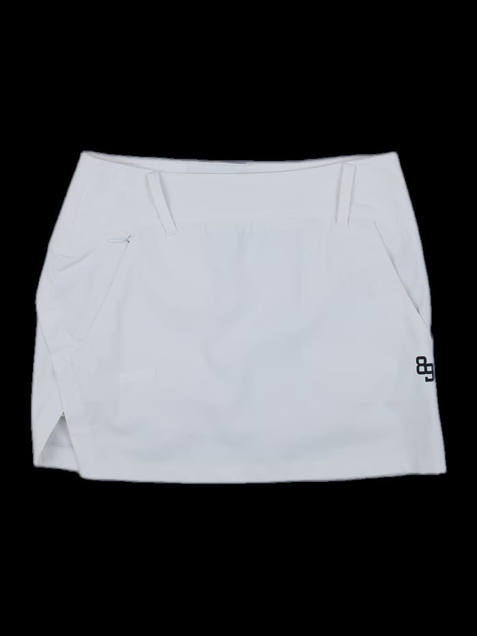 여성 화이트 큐롯 스커트