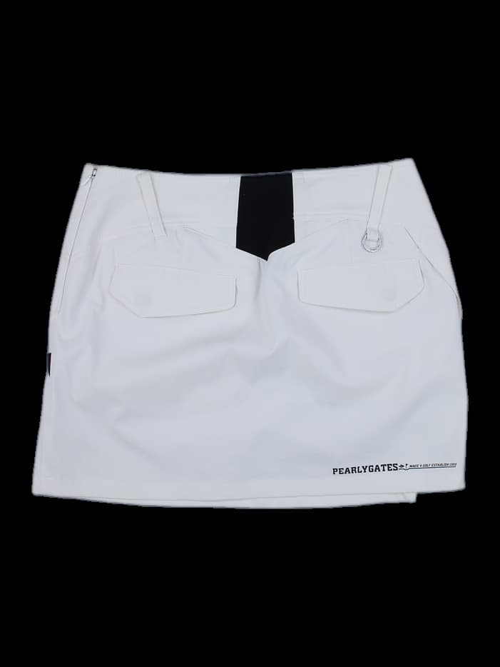 여성 화이트 큐롯 스커트