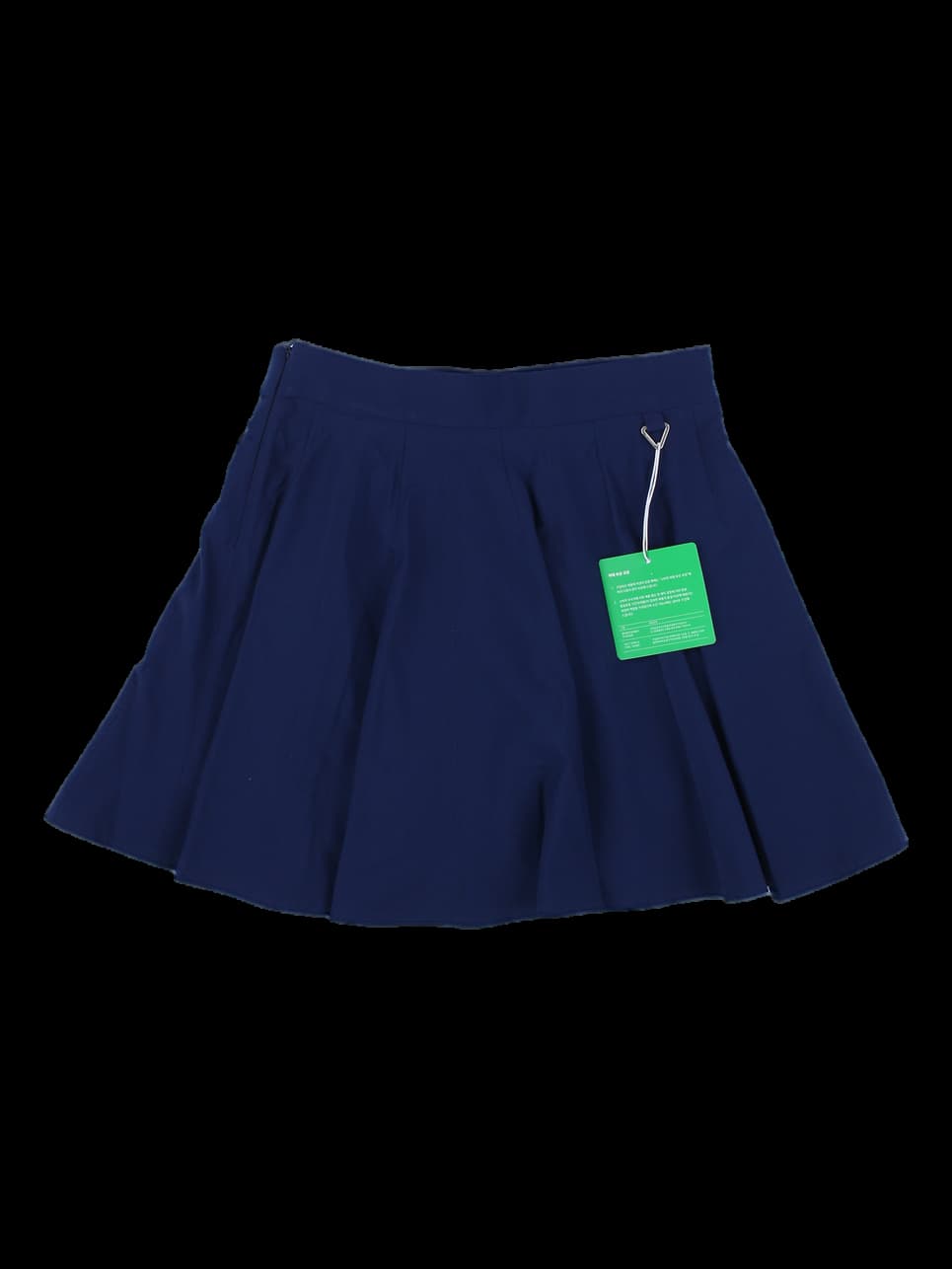 네이비 플리츠 스커트