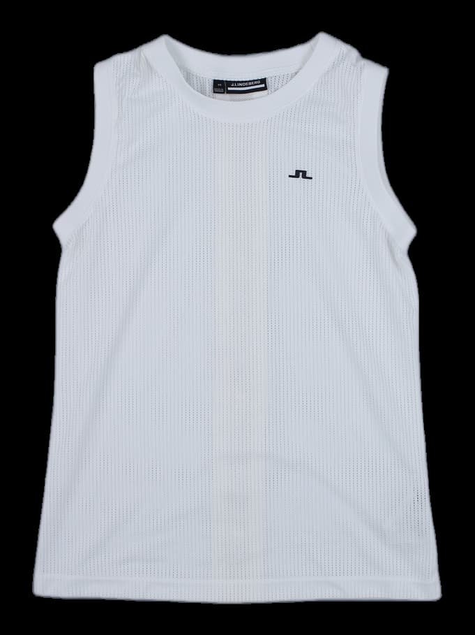 제이린드버그 메쉬 슬리브리스 탑