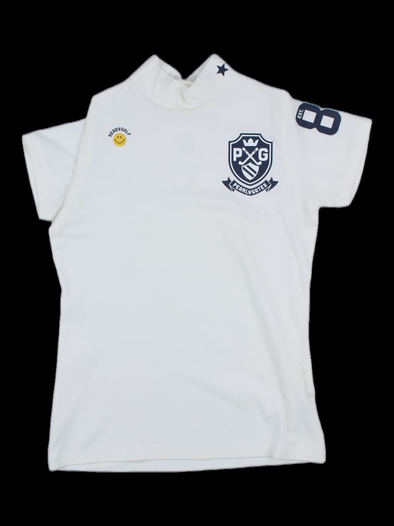 파리게이츠 하이넥 반팔 티셔츠