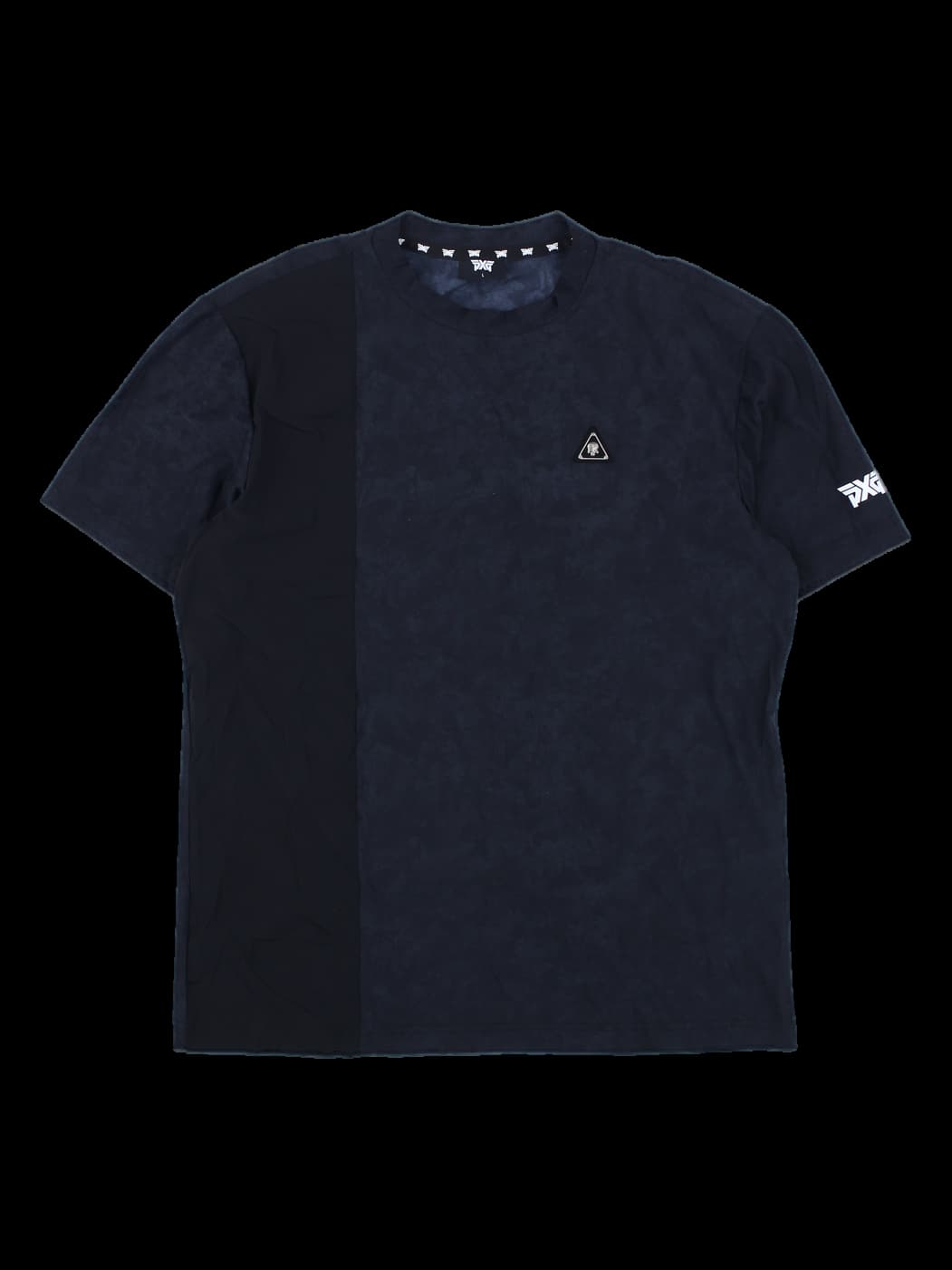 블랙 스컬 그래픽 반팔 티셔츠