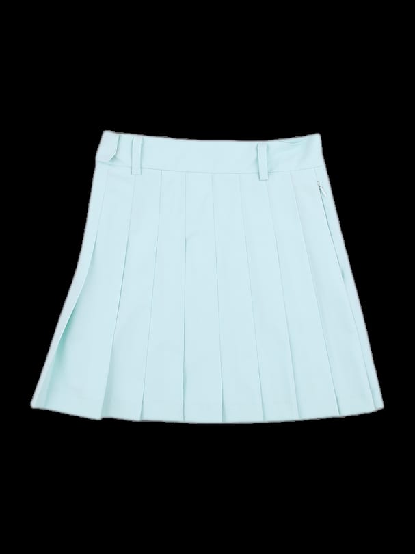 민트 플리츠 미니 스커트