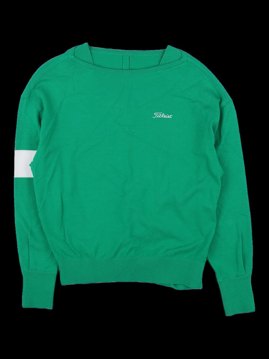 타이틀리스트 그린 니트 풀오버