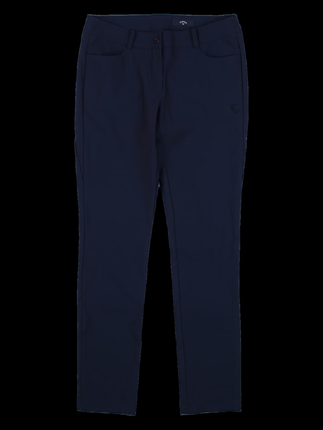 여성 네이비 슬림핏 팬츠