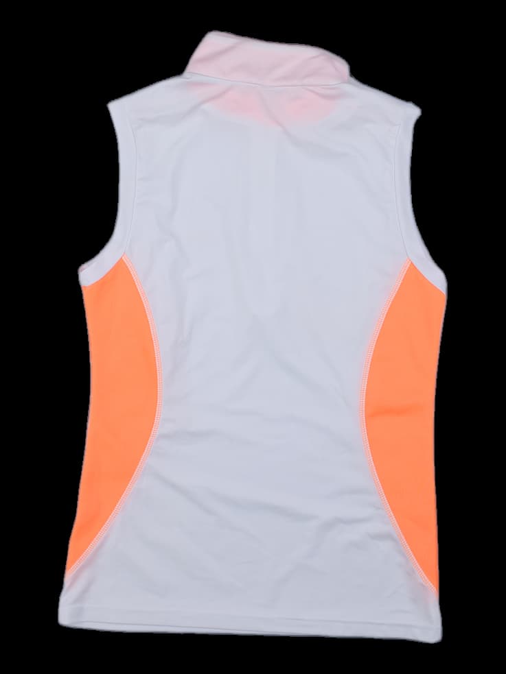 타이틀리스트 민소매 하프 집업 티셔츠