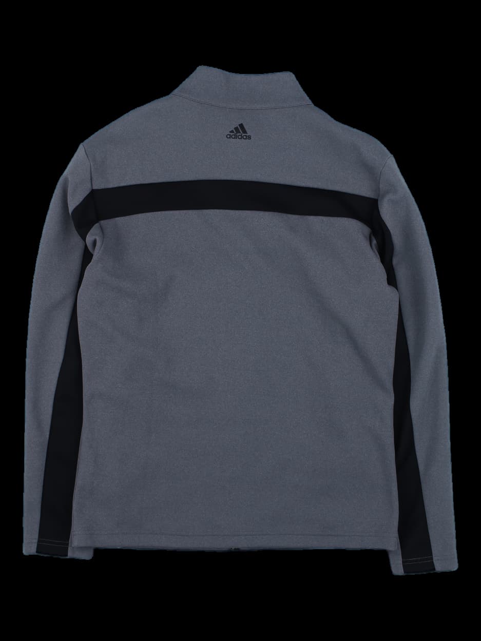 그레이 지퍼 트랙 재킷