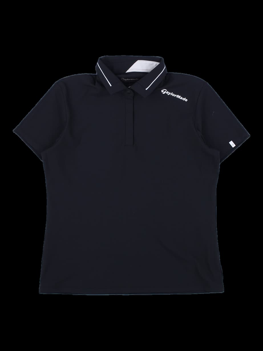 테일러메이드 블랙 반팔 카라티