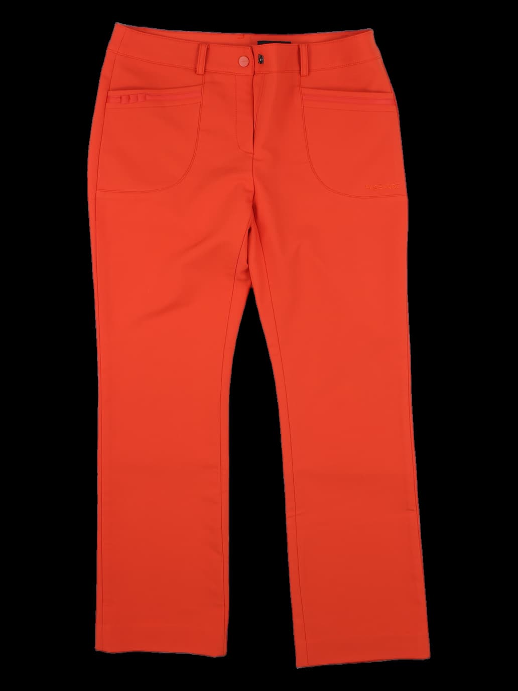 오렌지 스트레이트 팬츠