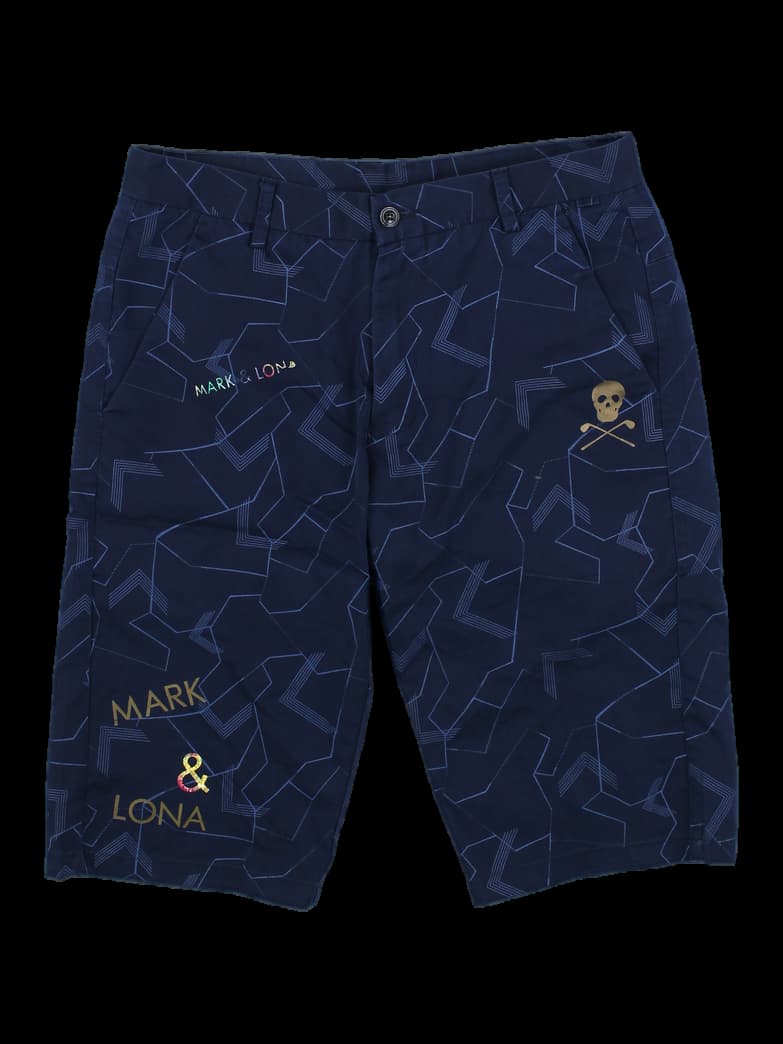 마크앤로나 네이비 패턴 숏팬츠