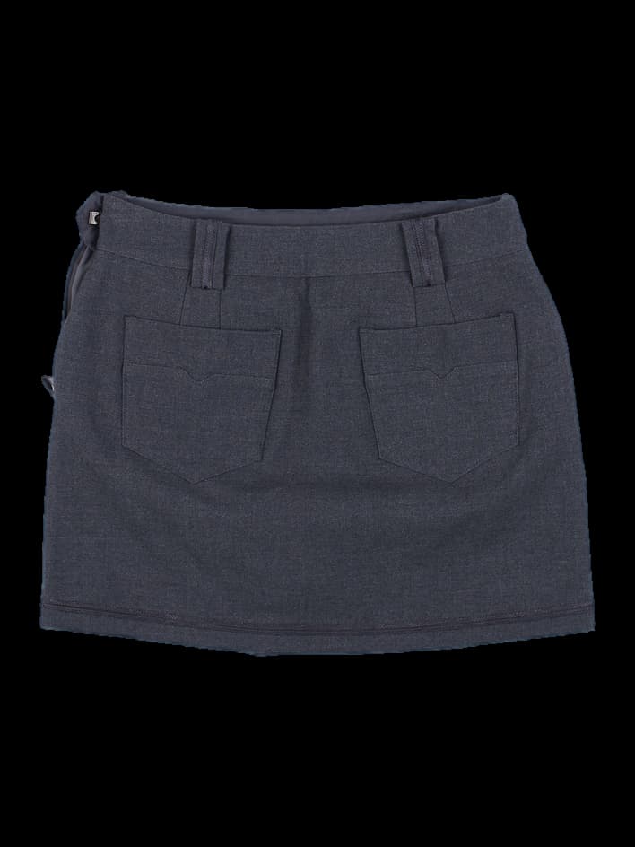 세인트앤드류스 챠콜 그레이 여성 랩 스커트