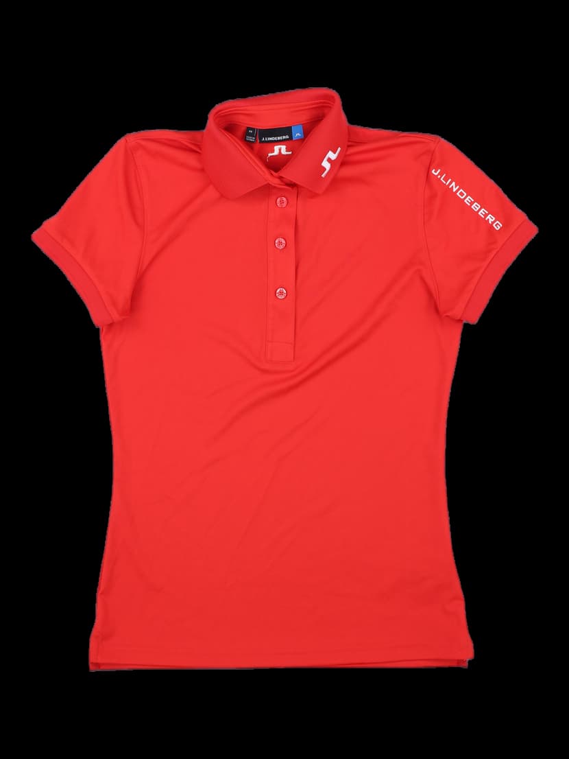 제이린드버그 레드 반팔 카라티