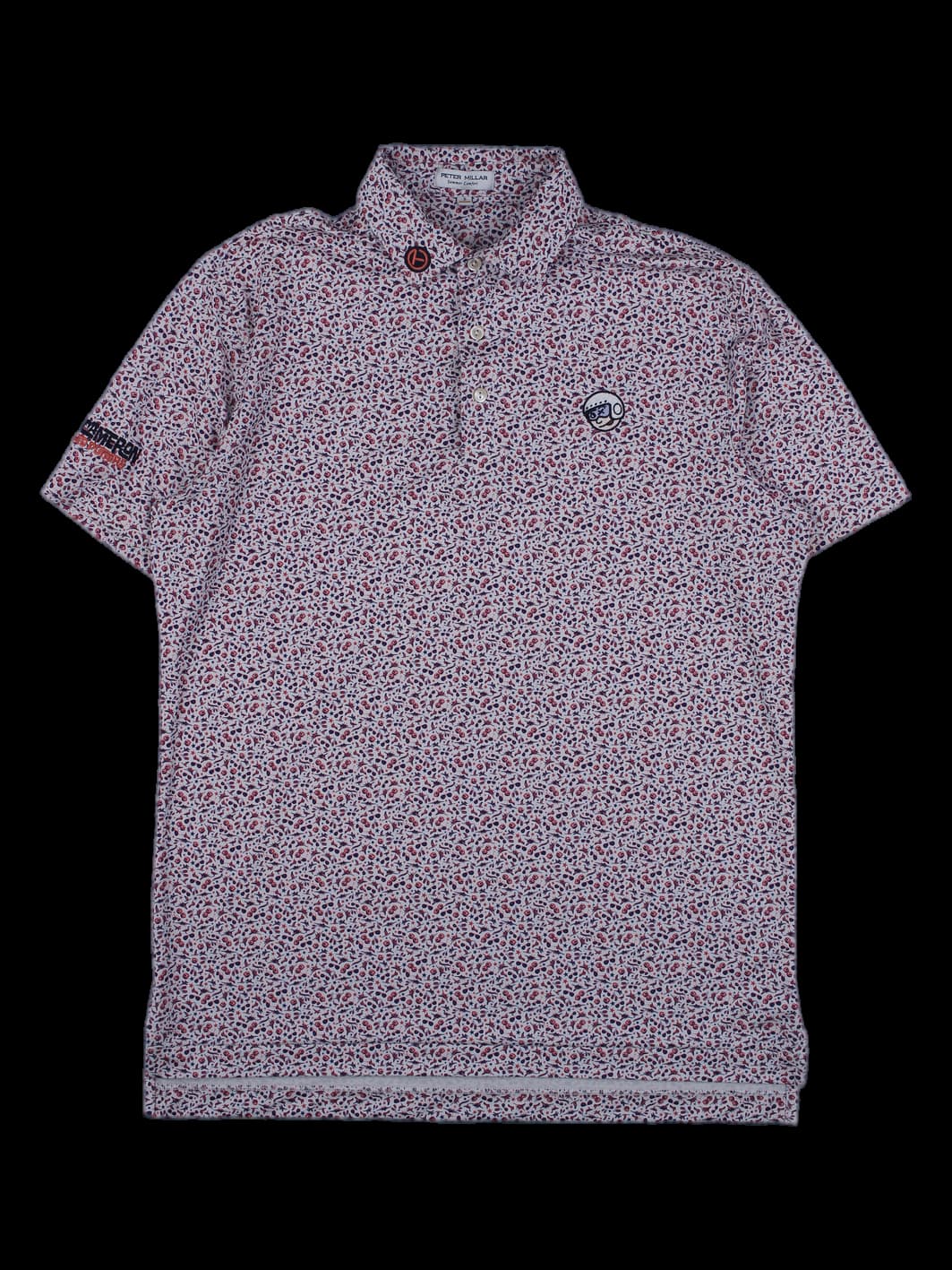 스코티카메론 피터밀러 패턴 반팔 폴로 셔츠