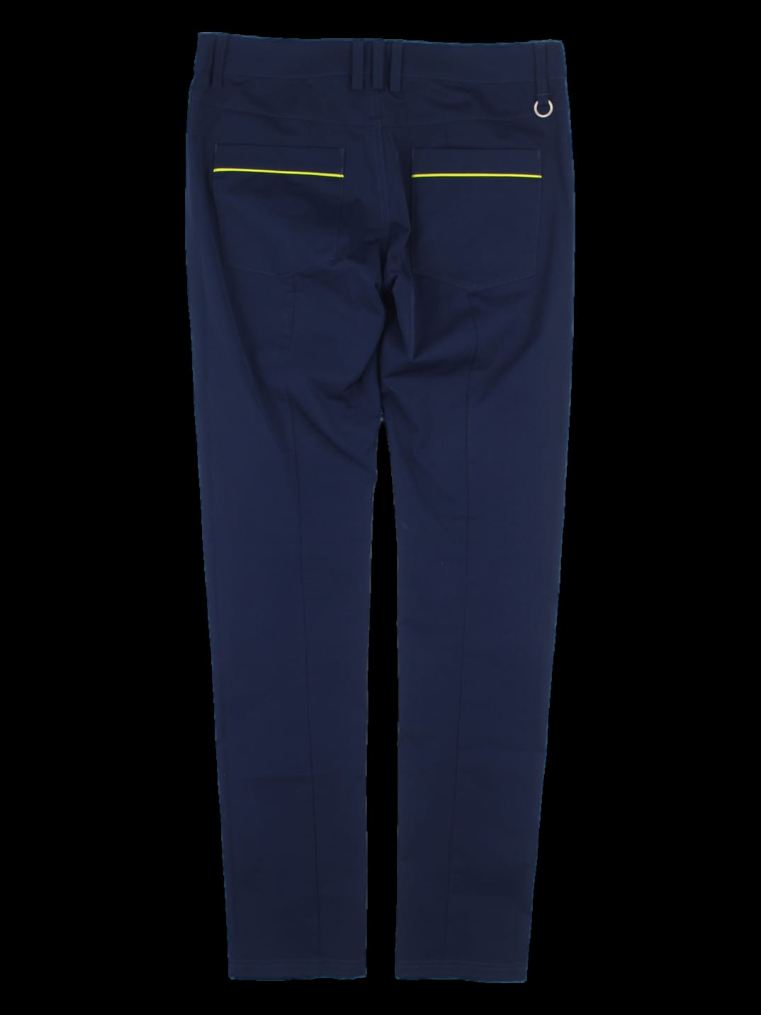 네이비 라임 포인트 긴바지