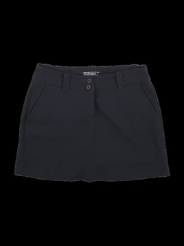 블랙 솔리드 베이직 스커트