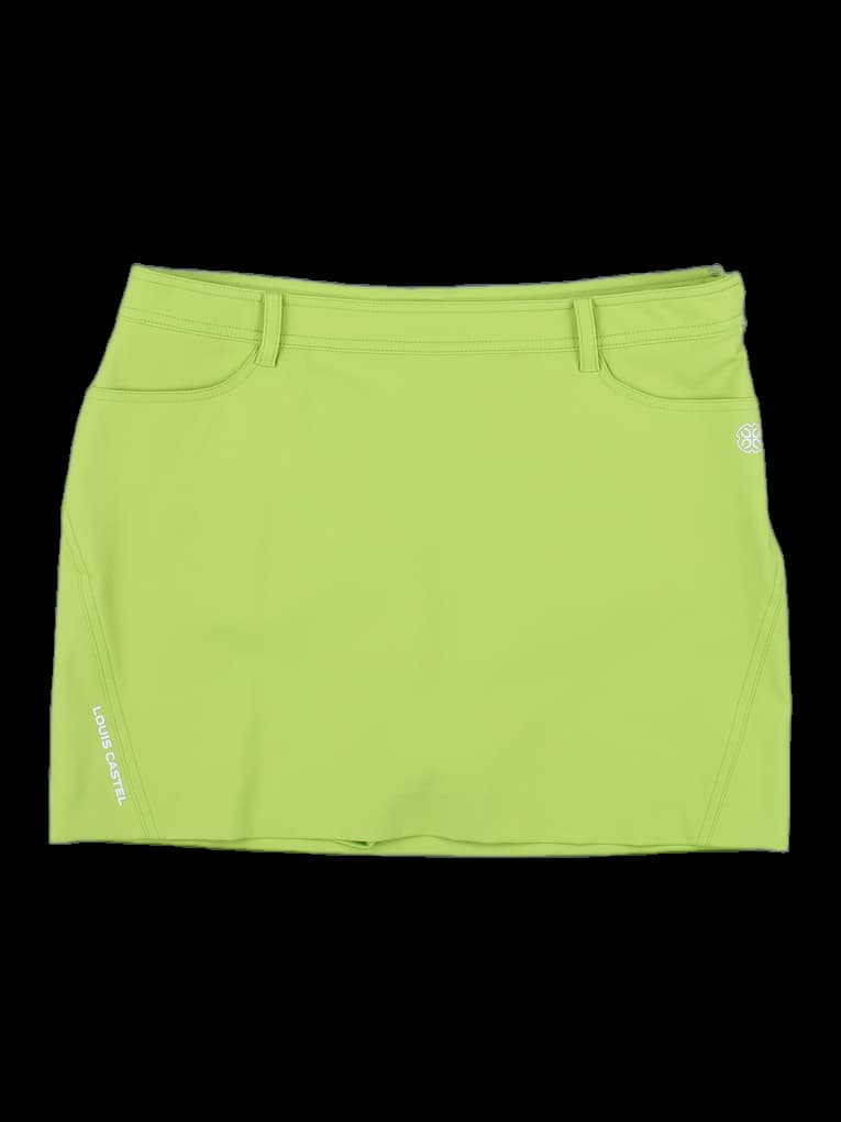 루이까스텔 로고 그린 스커트