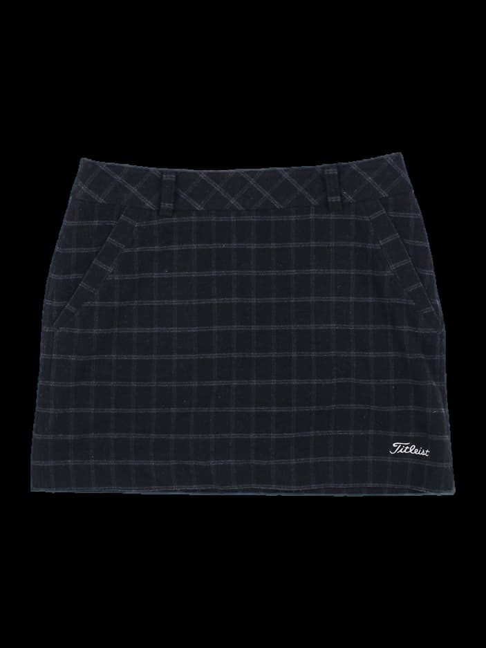타이틀리스트 체크 미니 스커트