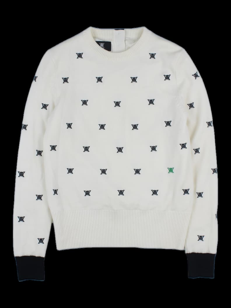 WAAC 올오버 로고 니트 풀오버