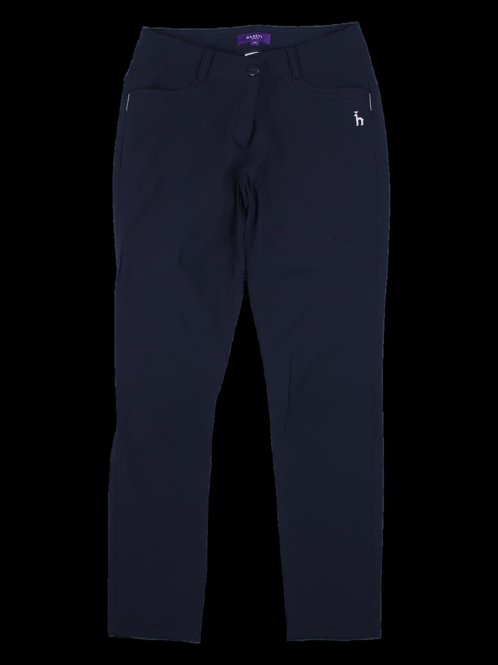 헤지스골프 여성 네이비 솔리드 팬츠