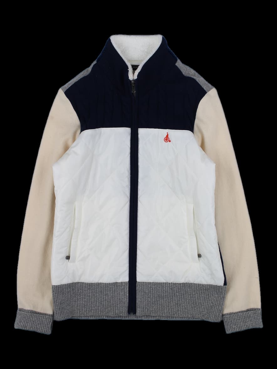 빈폴골프 남성 멀티컬러 하이브리드 집업 가디건