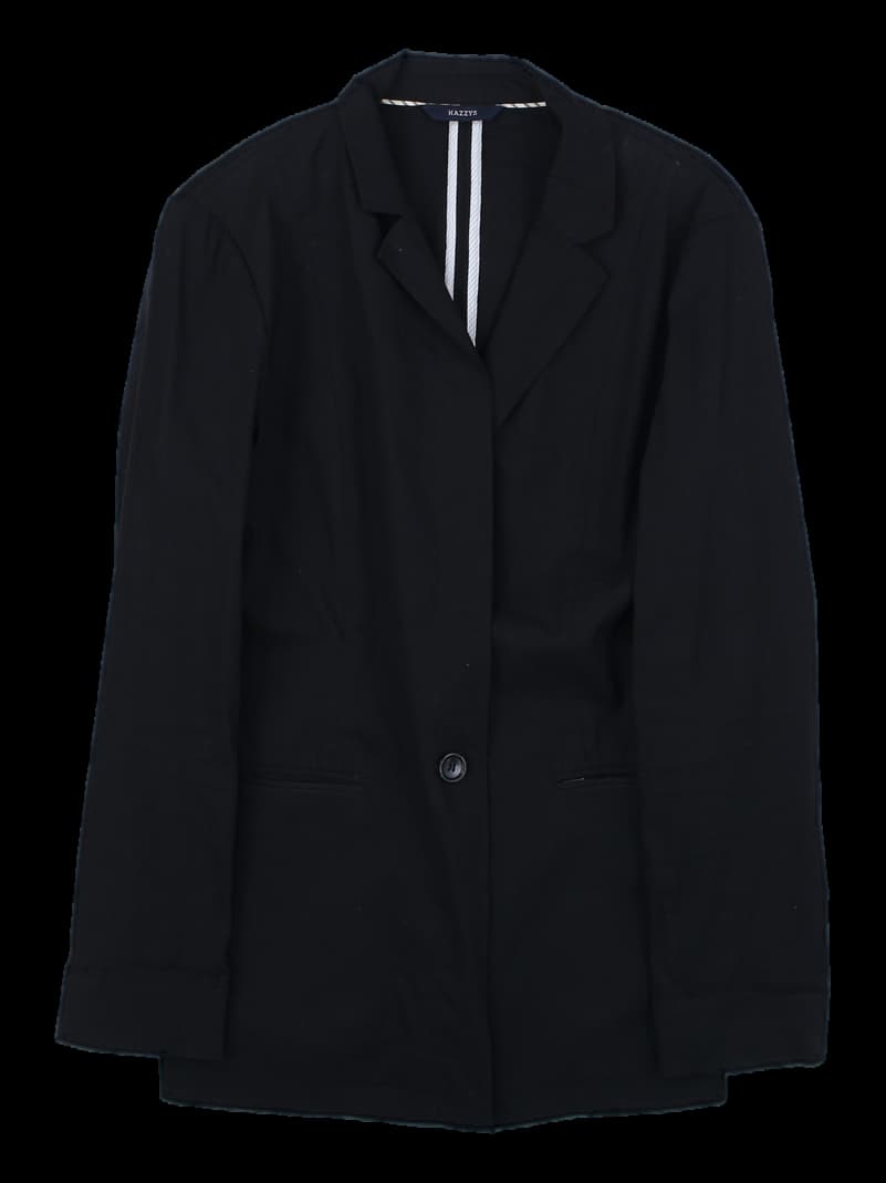 헤지스 여성 블랙 싱글 자켓