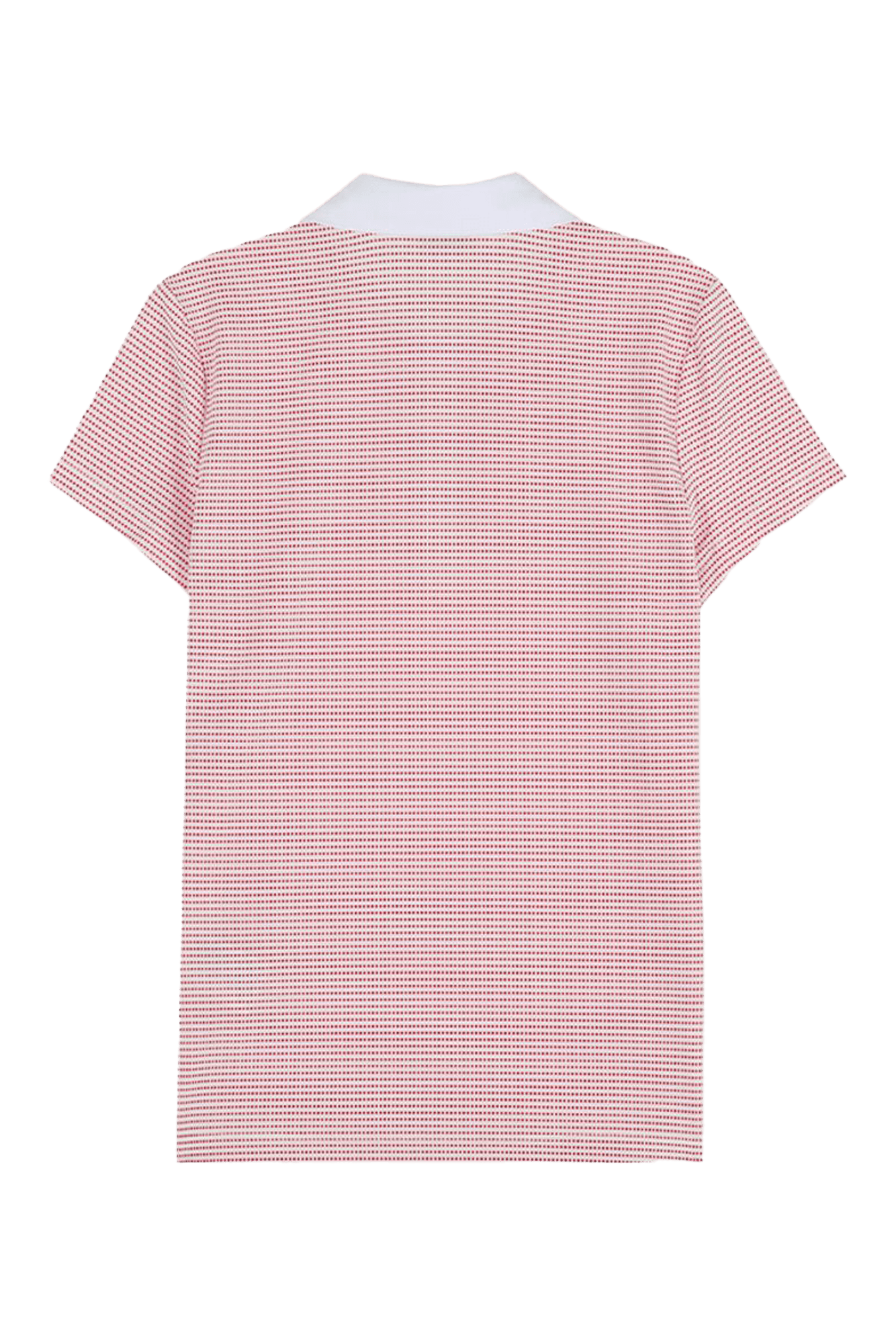 베이직 카라 배색 디테일 반팔 티셔츠