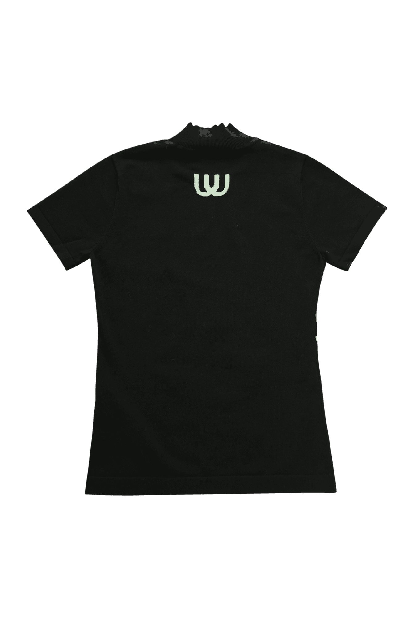 그래픽 숏슬리브 니트