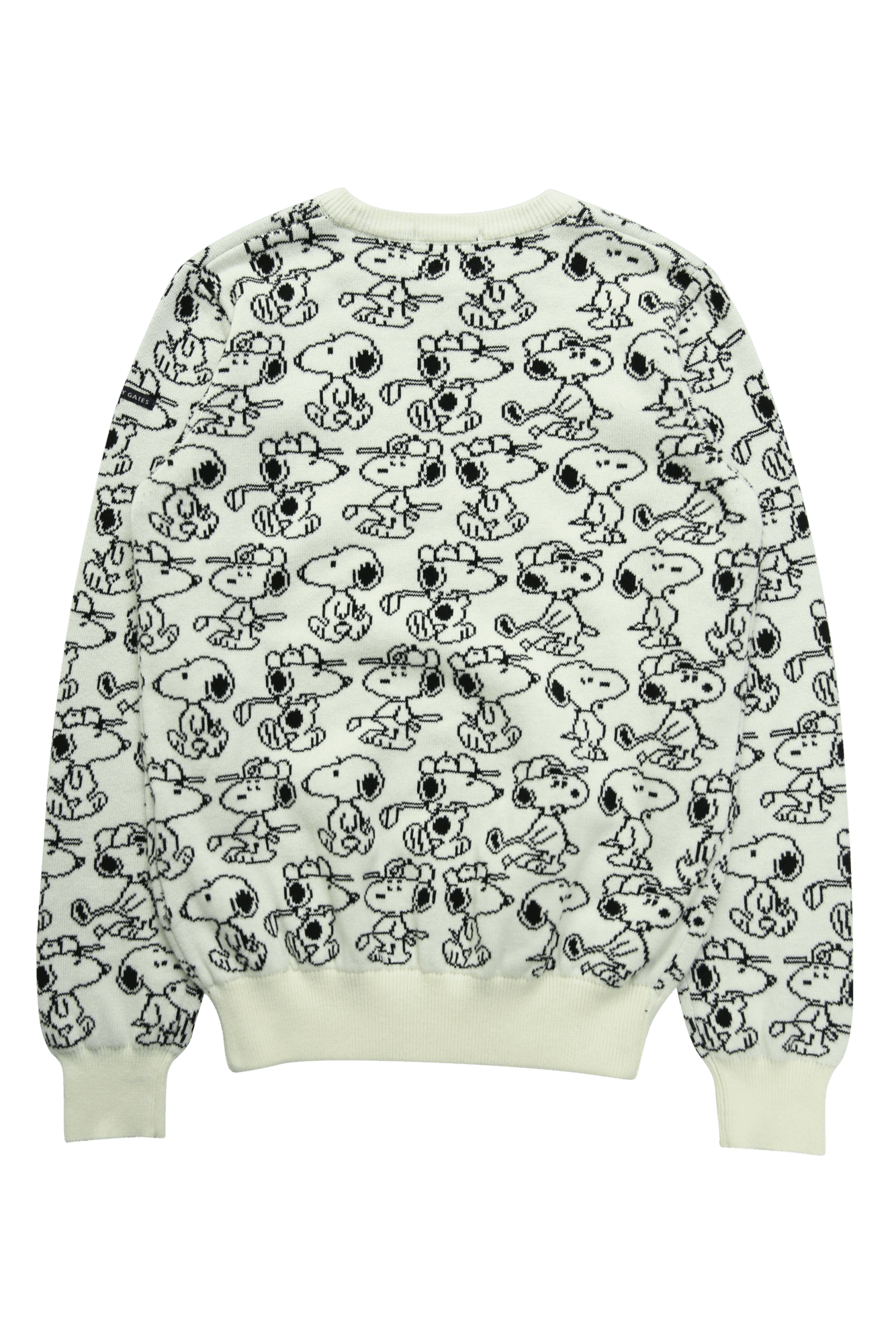 골프 스누피 패턴 스웨터