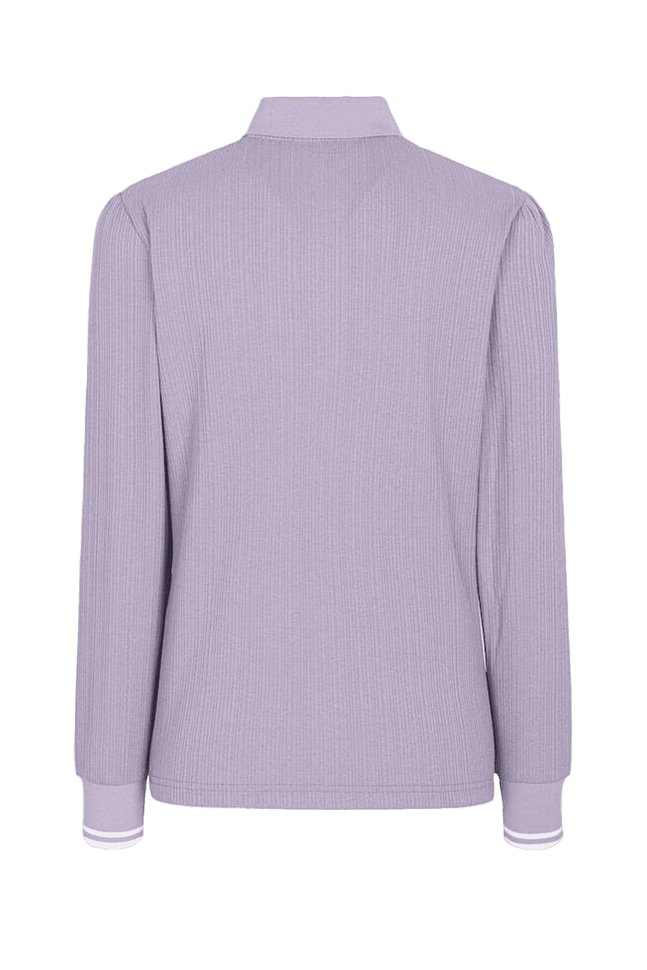 골지 어깨 셔링 티셔츠