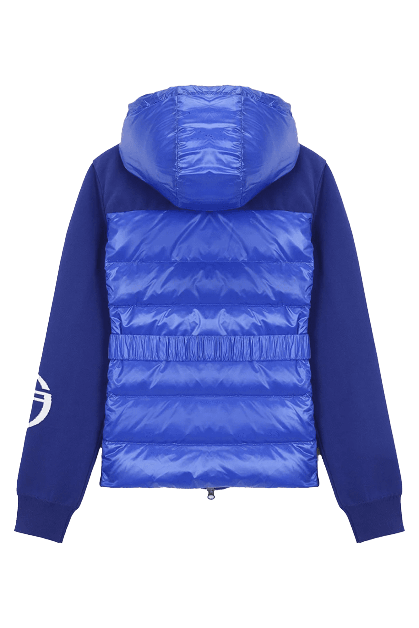 리조트 스웨터 믹스 다운 점퍼