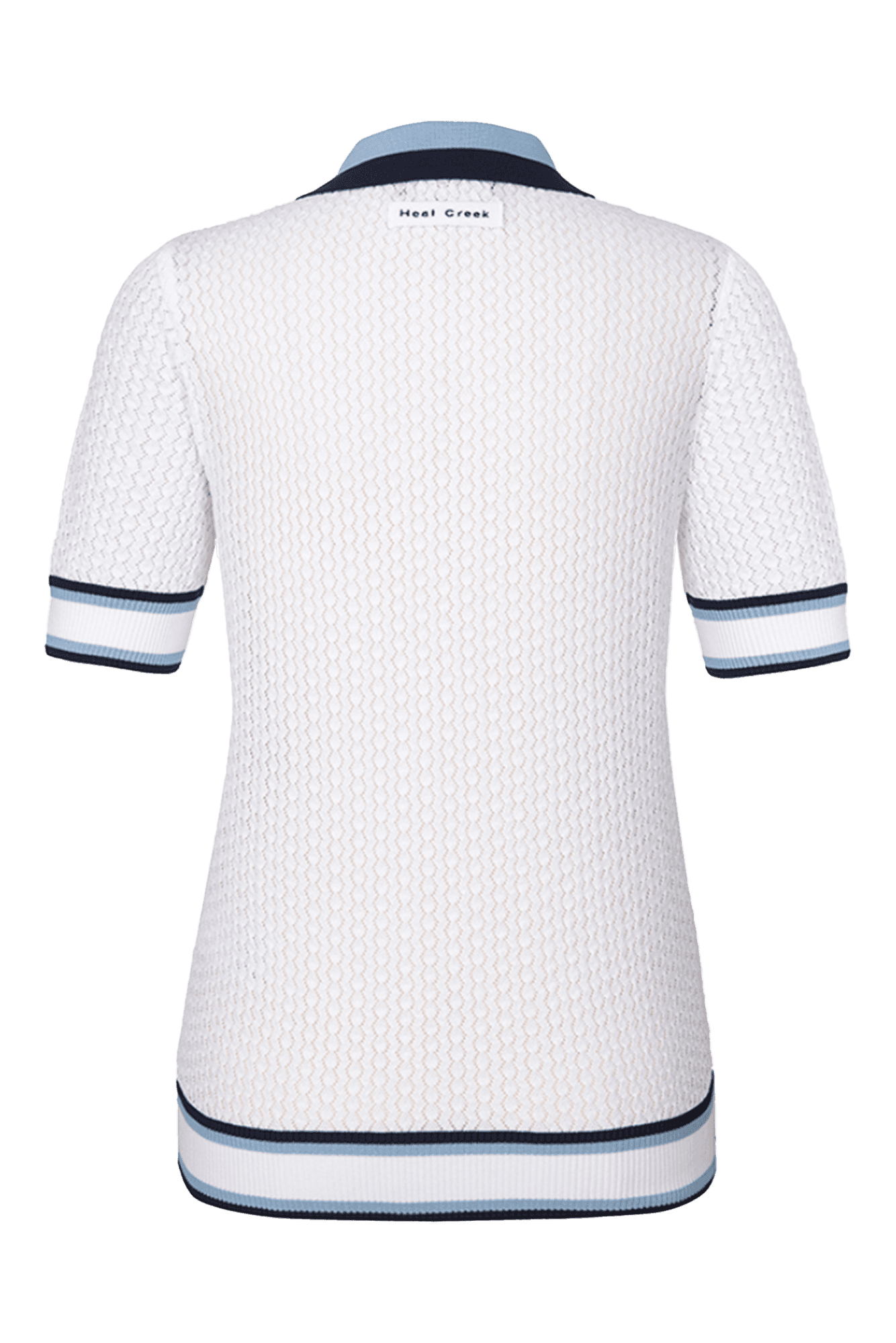 헨리 웨이브조직 폴로형 풀오버