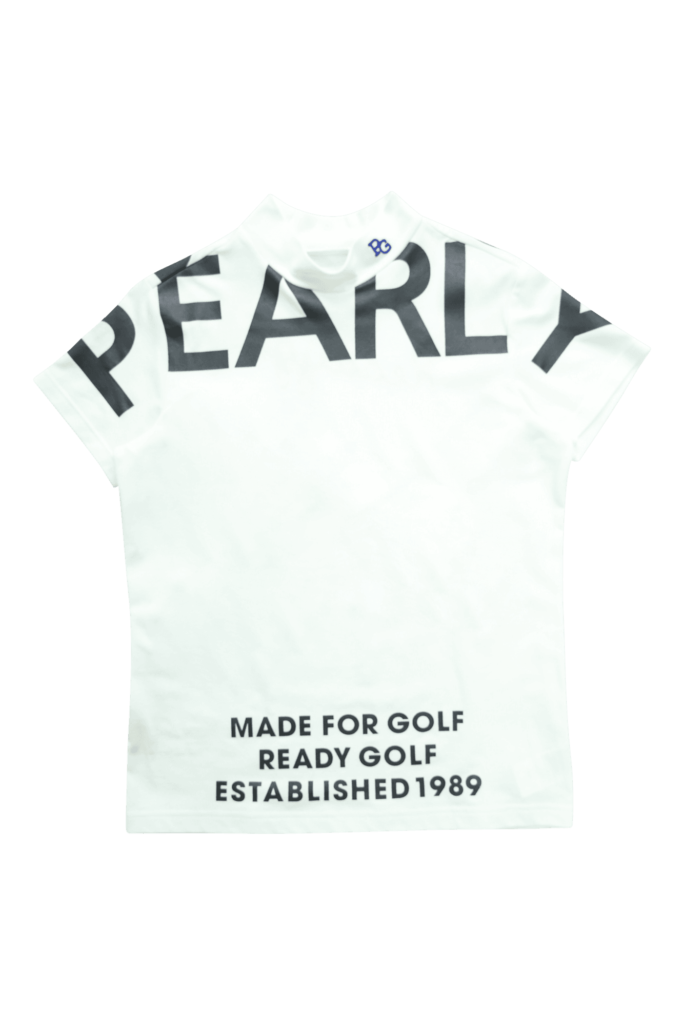 빅로고 모크넥 숏슬리브 티셔츠