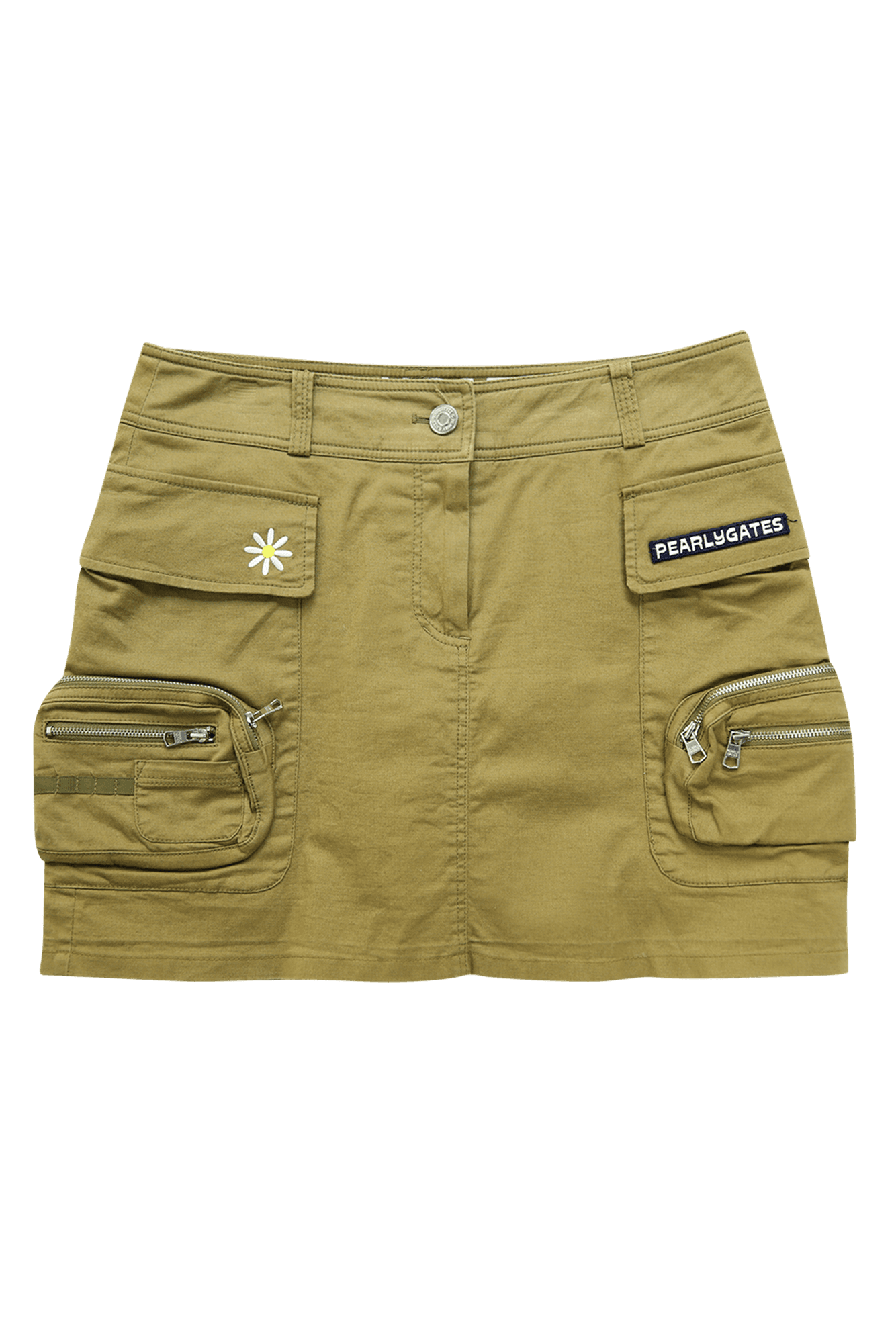 포켓장식 카고 스커트