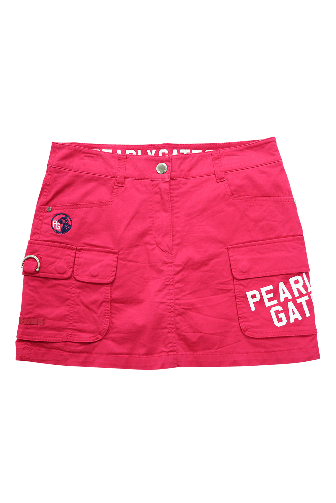 로고 포켓 스커트