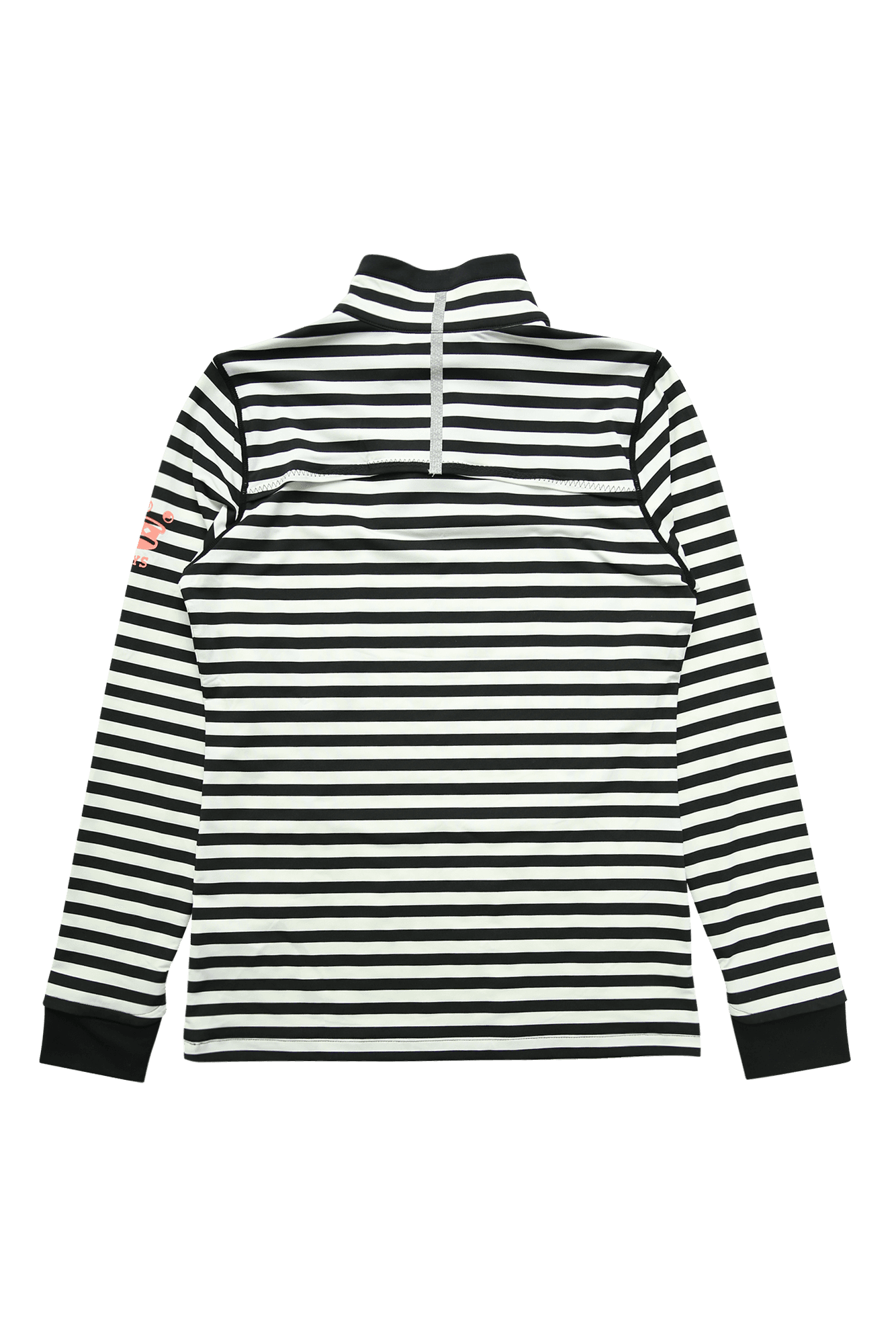 스트라이프 반집업 긴팔티