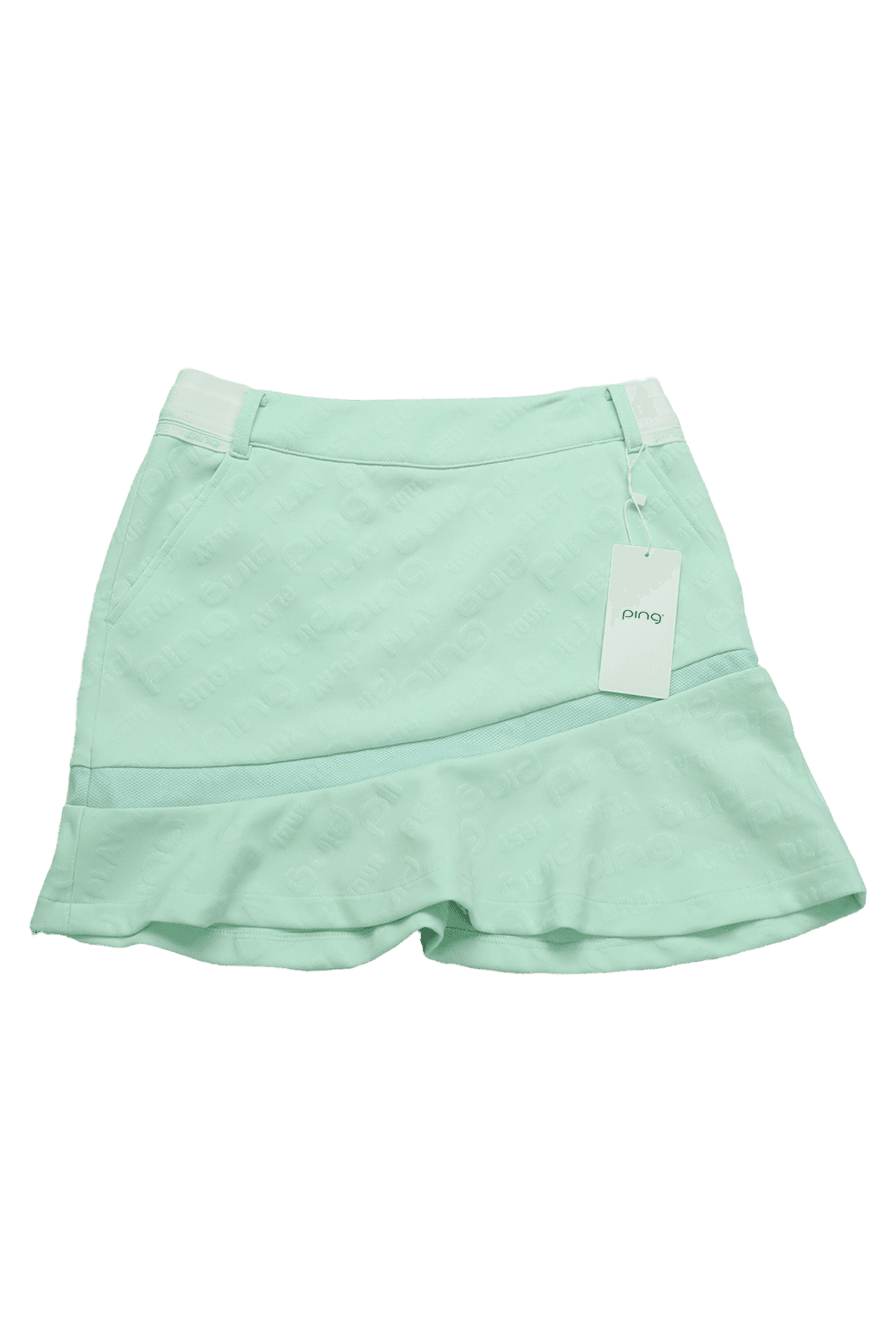 패턴 밴딩 스커트