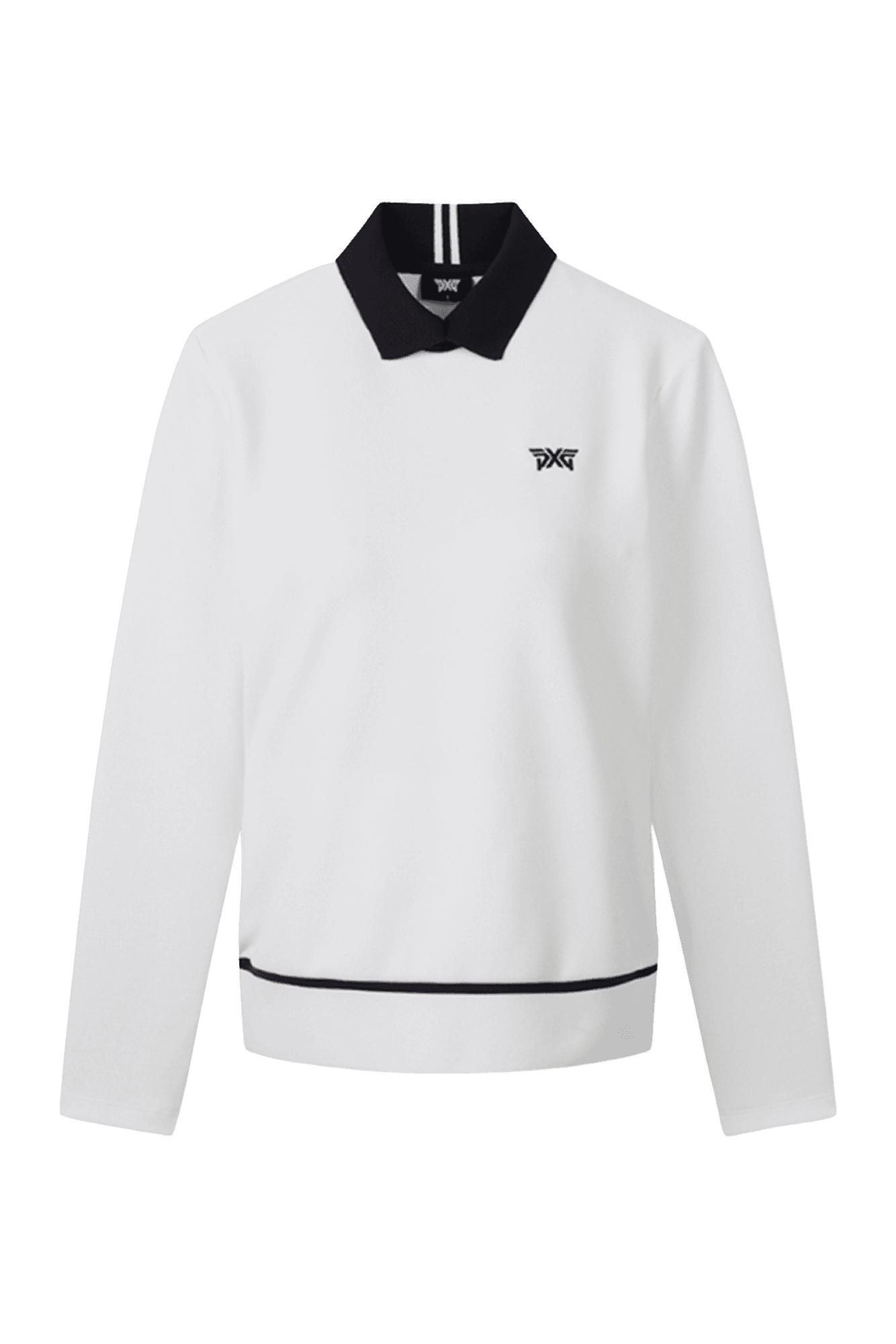 여성 겨울 카라 롱슬리브 티셔츠 화이트