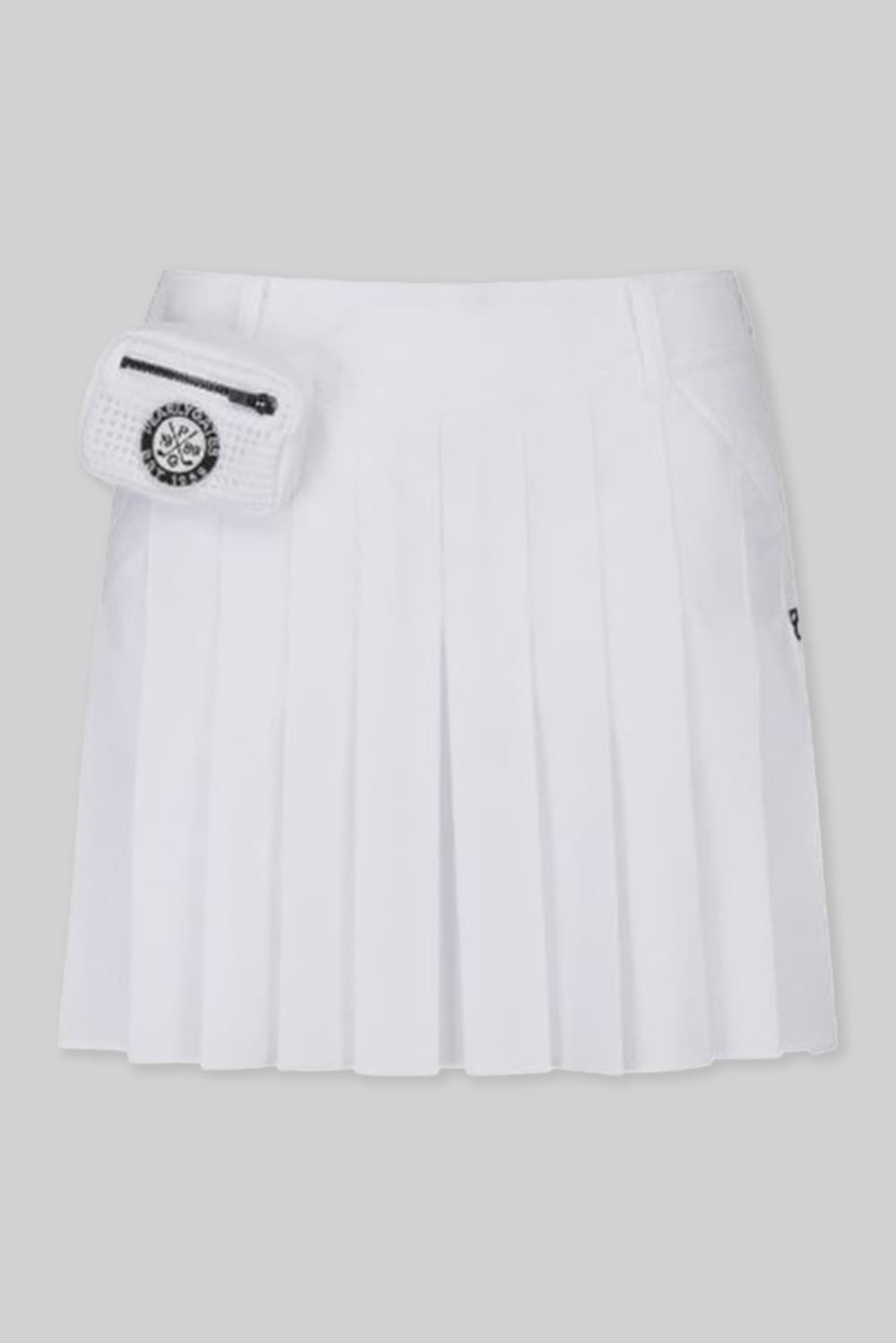 탈착 파우치 플리츠 스커트