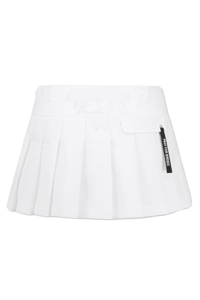 하이드 플리츠 스커트