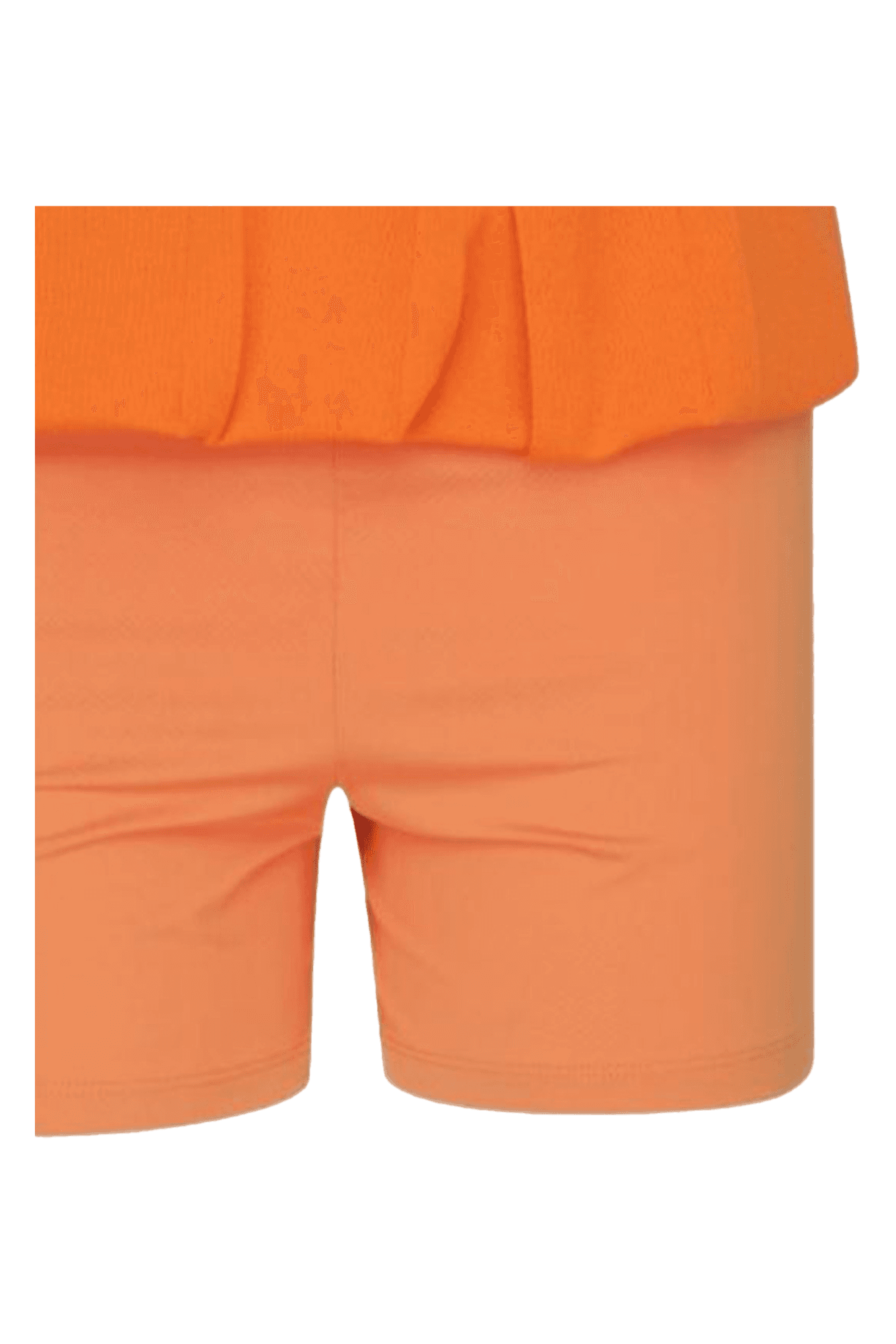 오렌지 니트 스커트