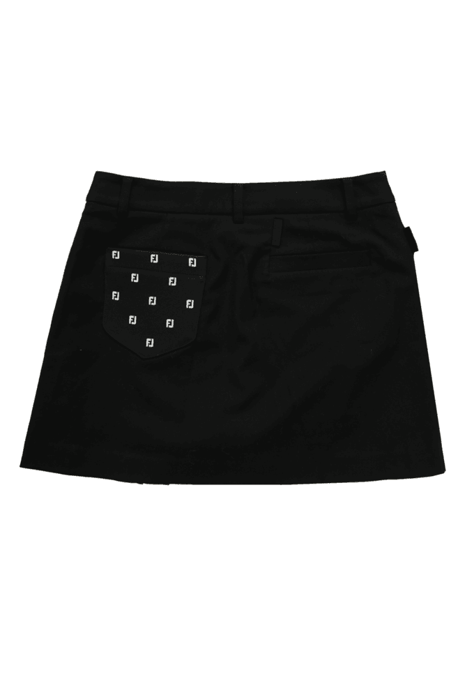 사이드 배색 라인 스커트