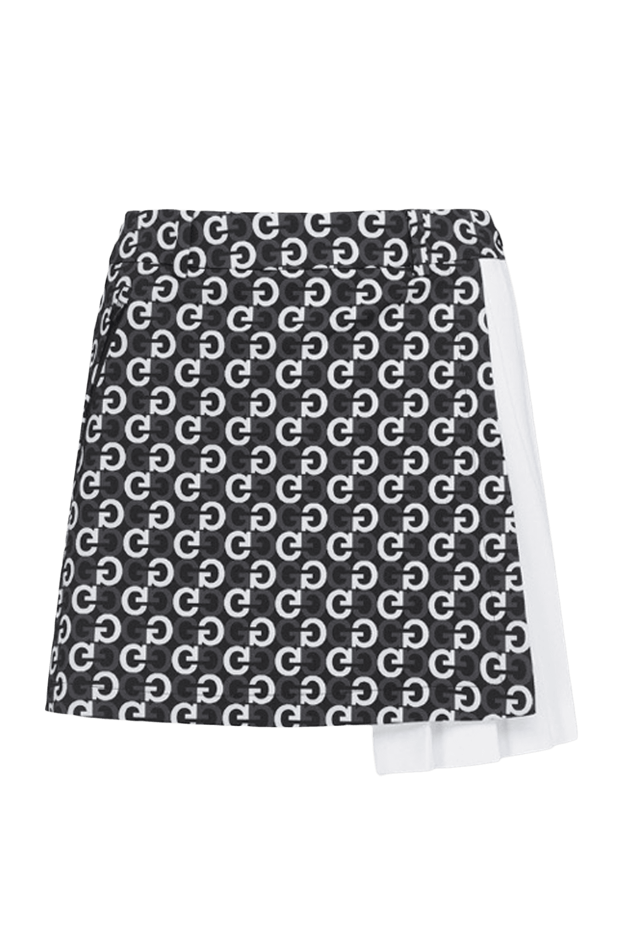 사이드 플리츠 인서트 스커트