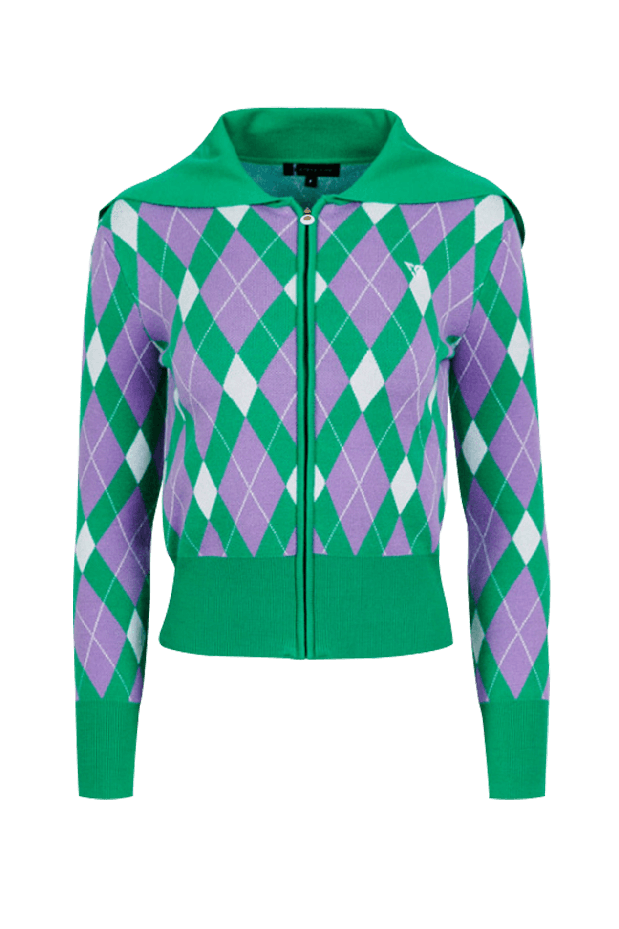 아가일 패턴 포인트 가디건