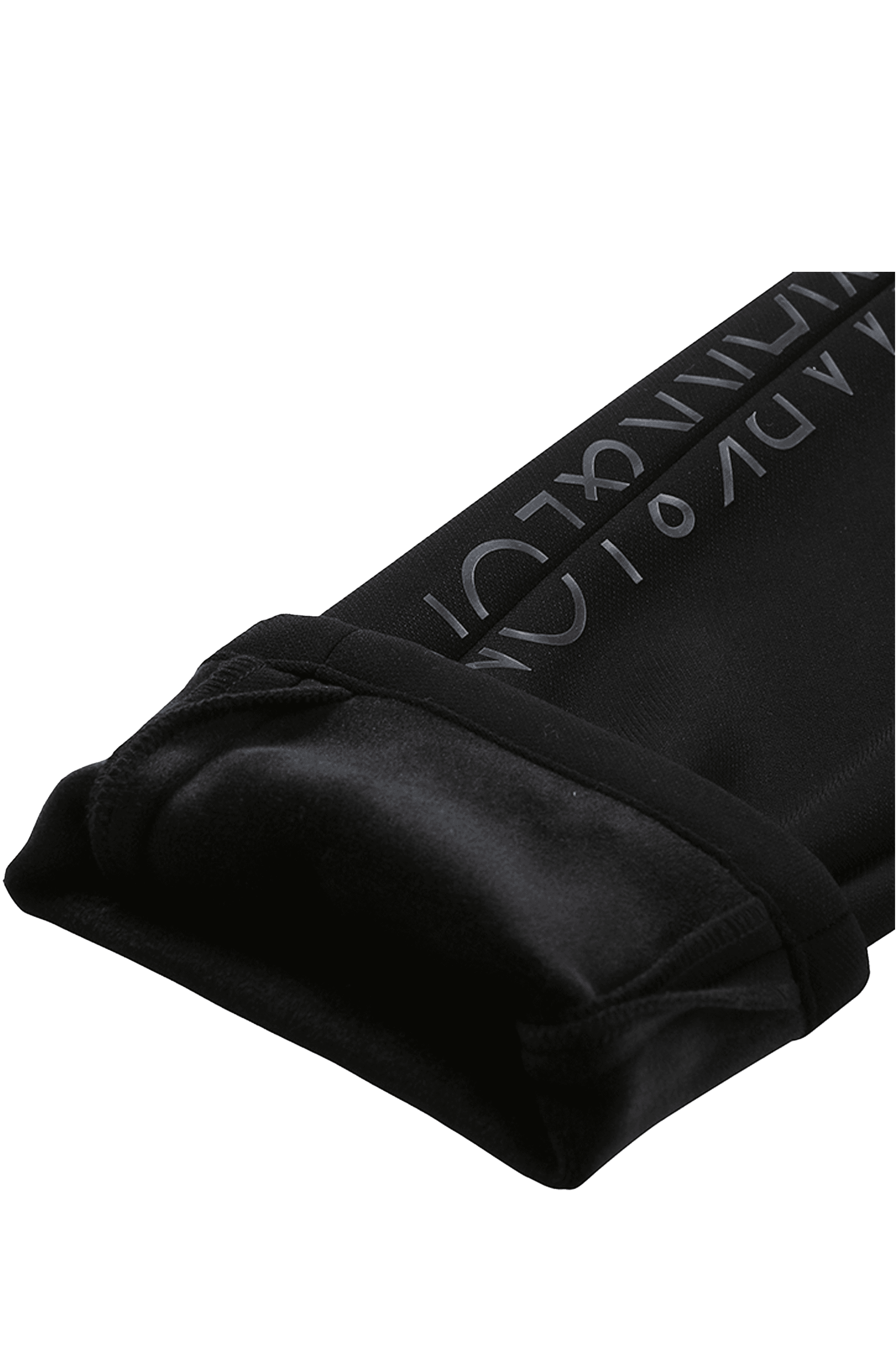 기모 사이드 레터링 포인트 팬츠