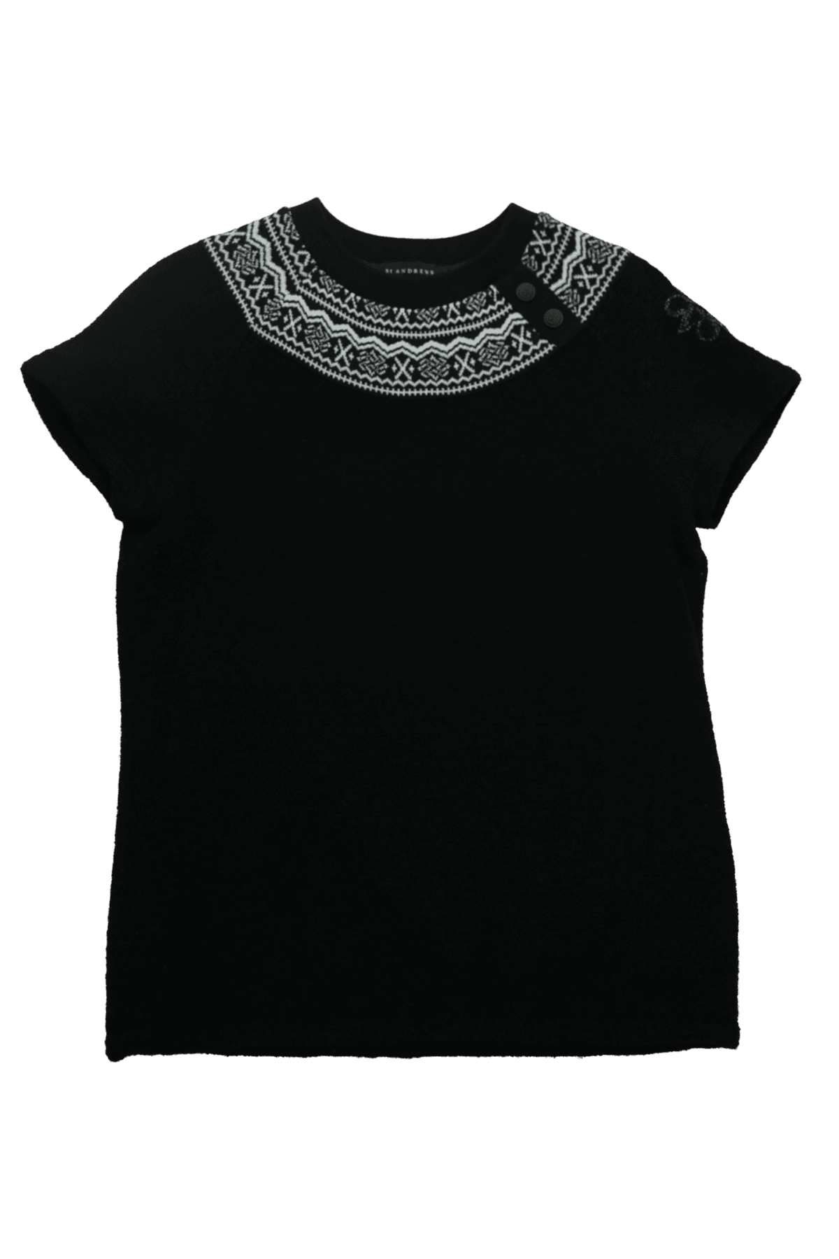 방풍 스몰 패턴 반팔티