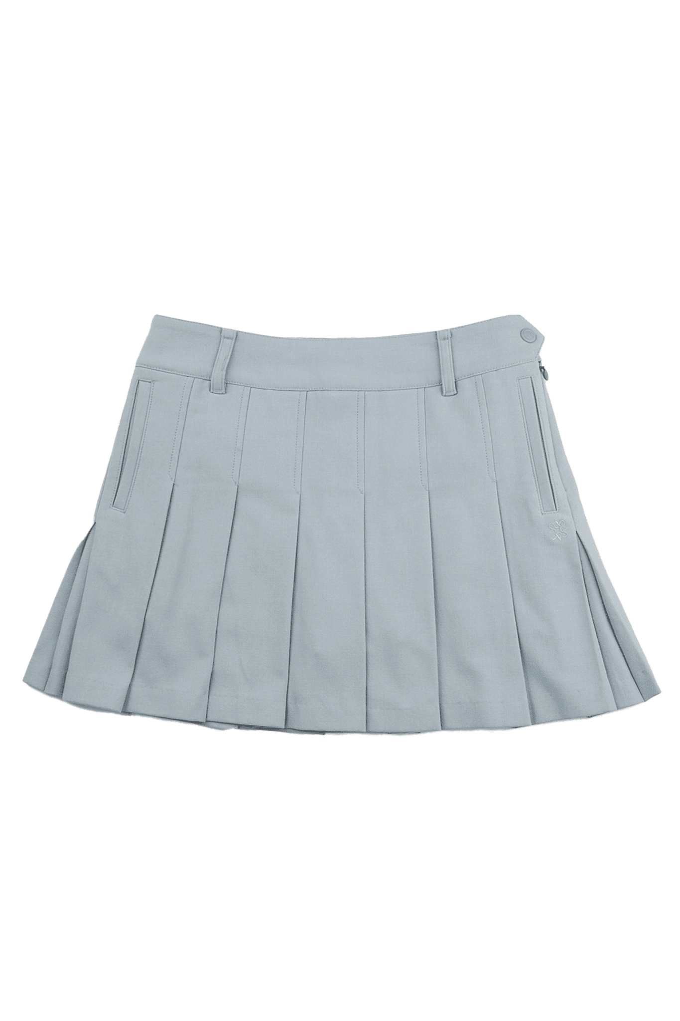 솔리드 플리츠 큐롯 스커트