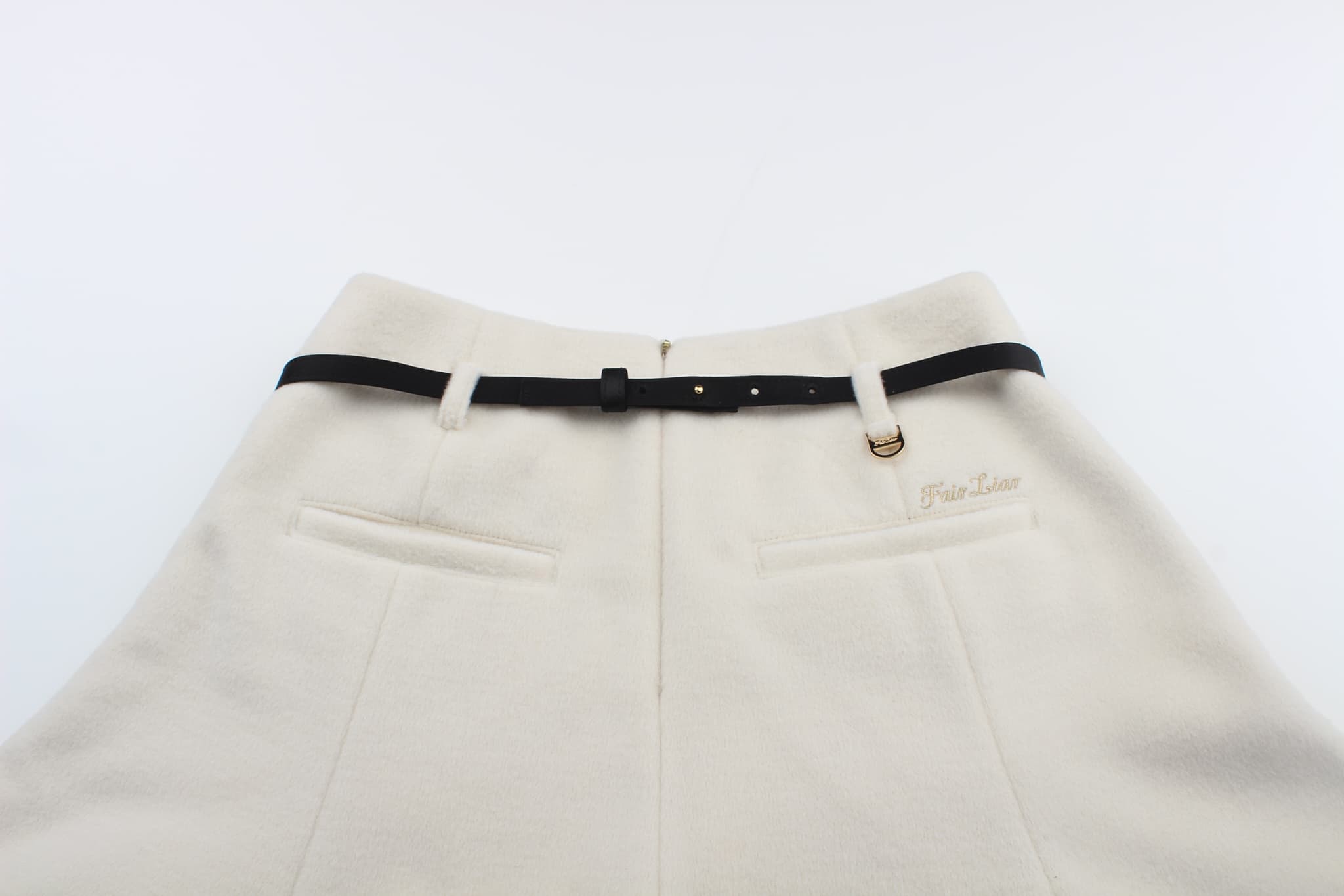 겨울 모직 플레어 스커트